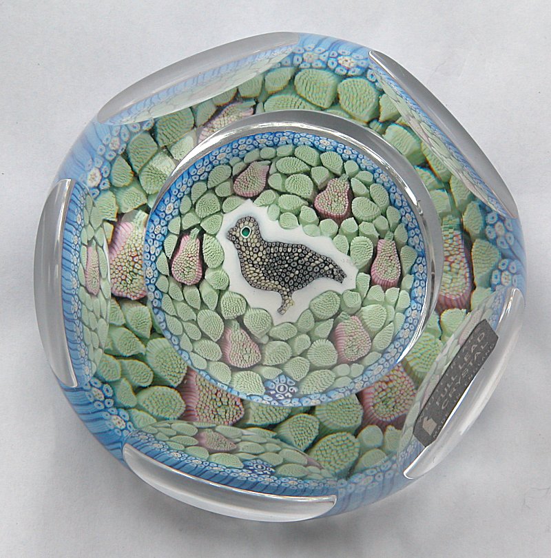 Whitefriars millefiore Christmas 1979 paperweight